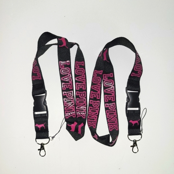 PINK Victoria's Secret Other - 2 Car Keys Holder Love PINK Victoria's Secret One Size Lanyard with Clip